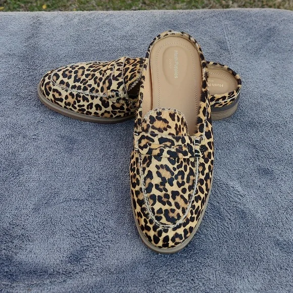 Hush Puppies Leopard Print MULES - Picture 5 of 5
